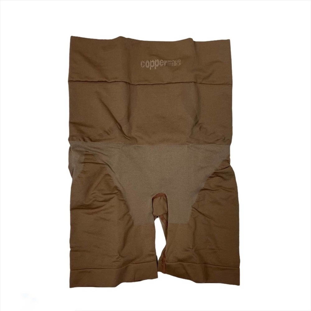 New Copperme Tan Copper Infused Push Up Shaping Girdle Shorts Tan Size L/XL